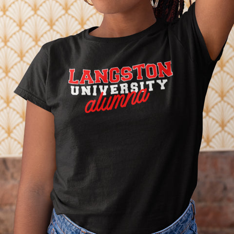 Langston Alumna - Langston University (Women's Short Sleeve)