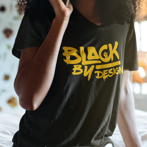 Black By Design (Women's V-Neck)