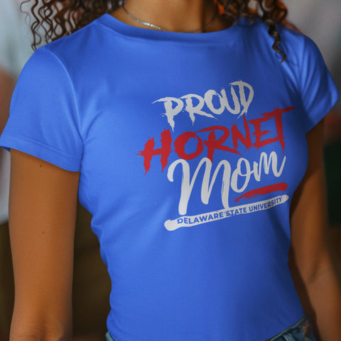 Proud Delaware State Hornet Mom NextGen (Women's Short Sleeve)