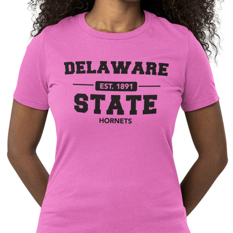 Delaware State Hornets PINK Edition (Women's Short Sleeve)