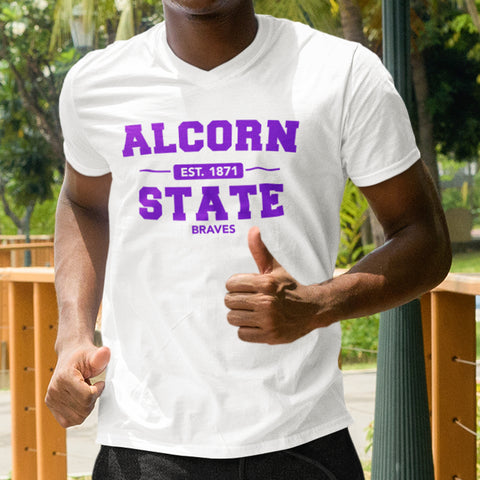 Alcorn State Braves (Men's V-Neck)