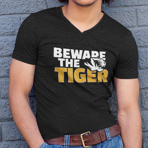 Beware The Tiger - Grambling University (Men's V-Neck)