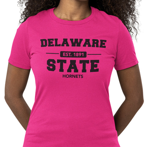 Delaware State Hornets PINK Edition (Women's Short Sleeve)