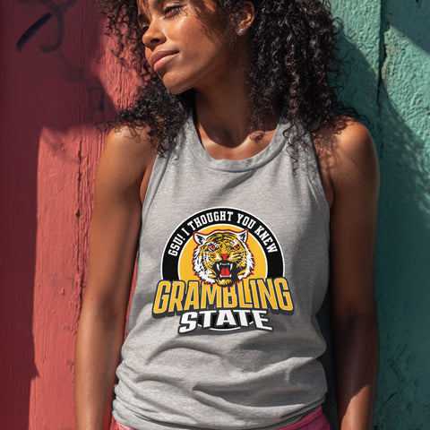 GSU Thought You Knew! (Sport Gray Unisex Tank) Grambling State University