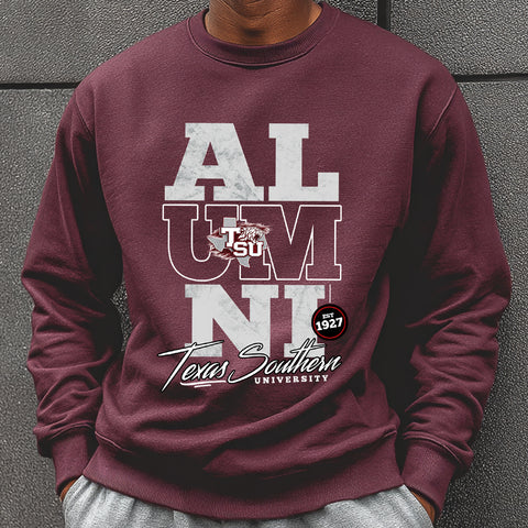 Texas Southern University Alumni Signature Series Sweatsuit (Sweatshirt + Sweatpants)