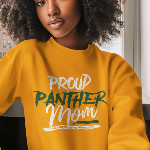 Proud Philander Smith Panther Mom NextGen (Unisex Sweatshirt)