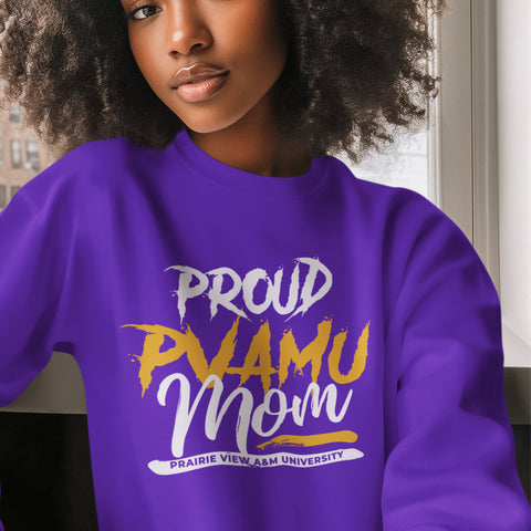 Proud PVAMU Mom NextGen (Unisex Sweatshirt) Prairie View A&M