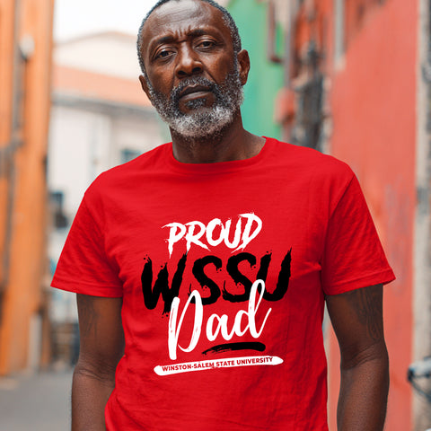 Proud WSSU Dad (Men's Short Sleeve) Winston-Salem State