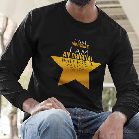 "Inimitable" Inspired by Hamilton (Men's Long Sleeve)