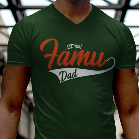 FAMU Dad 1887 - FAMU Rattlers (Men's V-Neck)