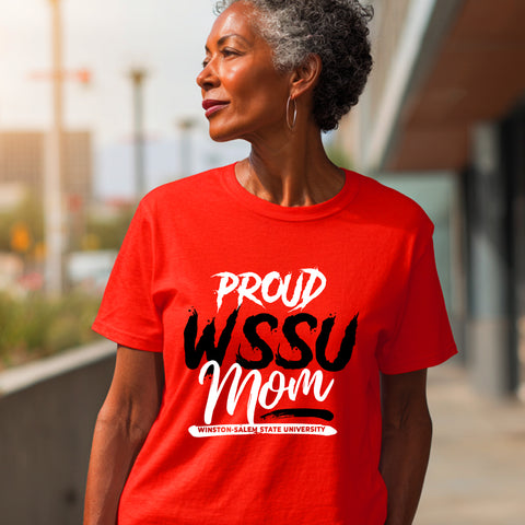 Proud WSSU Mom (Women's Short Sleeve) Winston-Salem State
