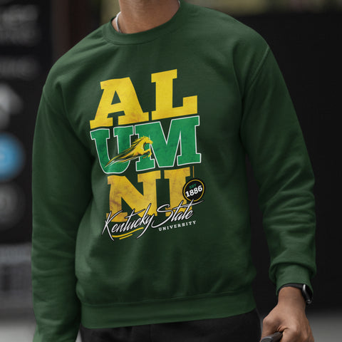 Kentucky State University Alumni Signature Series - Vintage/Grunge Style (Unisex Sweatshirt)