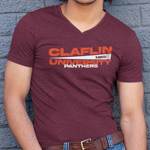 Claflin University - Flag Edition (Men's V-Neck)