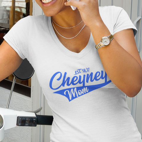 Cheyney Mom 1837 - Cheyney University (Women's V-Neck)