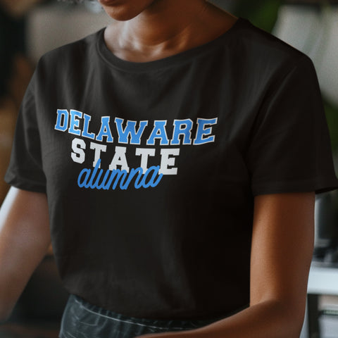 Delaware State Alumna (Women's Short Sleeve)