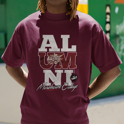 Morehouse College Alumni Signature Series - Vintage/Grunge Style (Men's Short Sleeve)