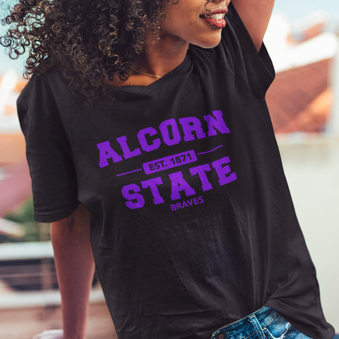 Alcorn State Braves (Women's V-Neck)