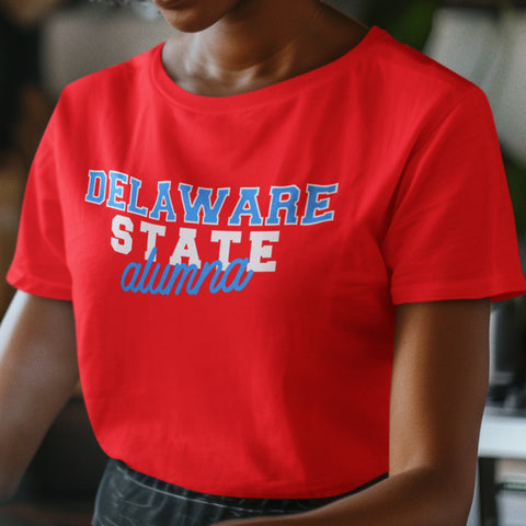 Delaware State Alumna (Women's Short Sleeve)