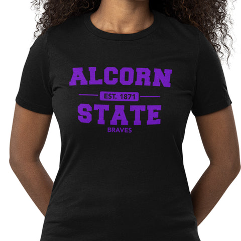 Alcorn State University Braves (Women's Short Sleeve)