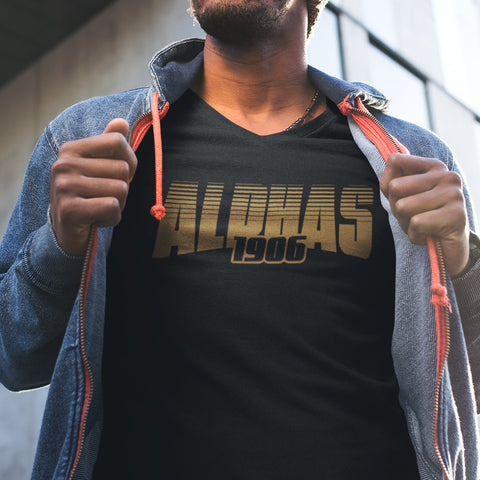Alpha Retro - Alpha Phi Alpha (Men's V-Neck)