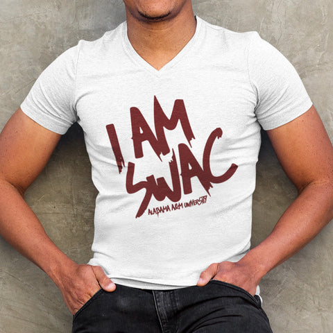 I AM SWAC Alabama A&M (Men's V-Neck)