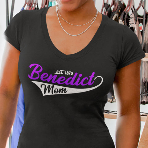 Benedict Mom 1870 - Benedict College Tigers (Women's V-Neck)