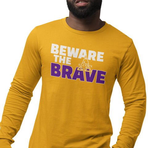 Beware The Brave - Alcorn State - (Men's Long Sleeve)