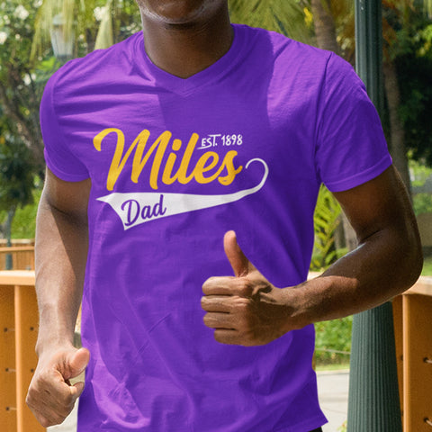 Miles College Dad (Men's V-Neck)