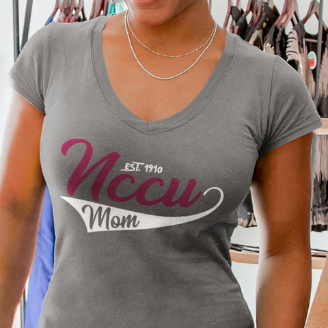 NCCU Mom 1910 - North Carolina Central (Women's V-Neck)