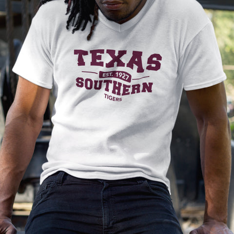 Texas Southern University Tigers (Men's V-Neck)