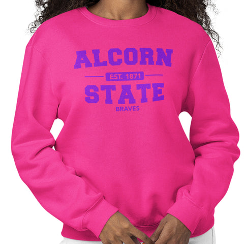 Alcorn State - PINK (Women's Sweatshirt)
