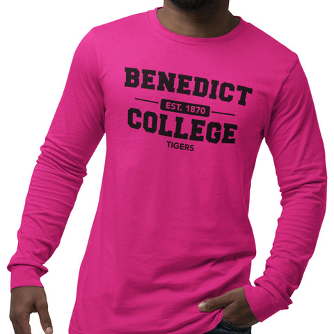 Benedict College - PINK (Men's Long Sleeve)