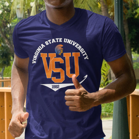 Virginia State University - Classic Edition (Men's V-Neck)