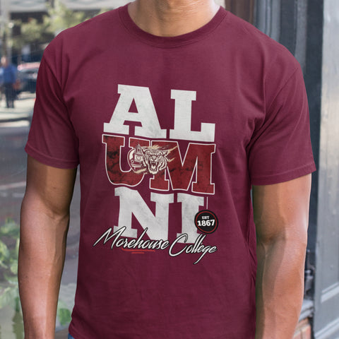 Morehouse College Alumni Signature Series - Vintage/Grunge Style (Men's Short Sleeve)
