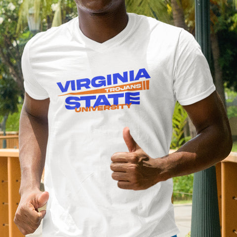 Virginia State University - Flag Edition (Men's V-Neck)