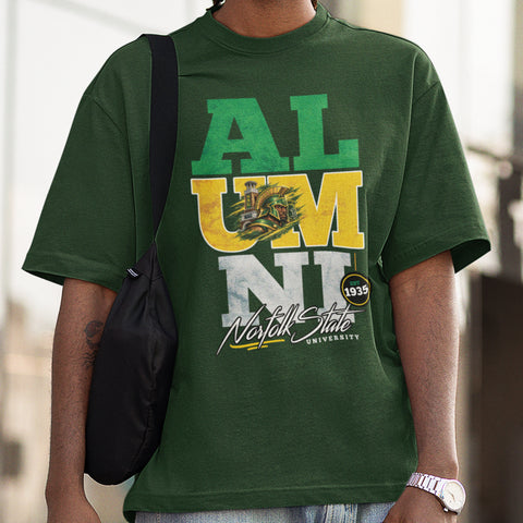 Norfolk State University Alumni Signature Series - Vintage/Grunge Style (Men's Short Sleeve)