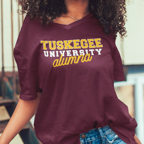 Tuskegee University Alumna (Women's V-Neck)
