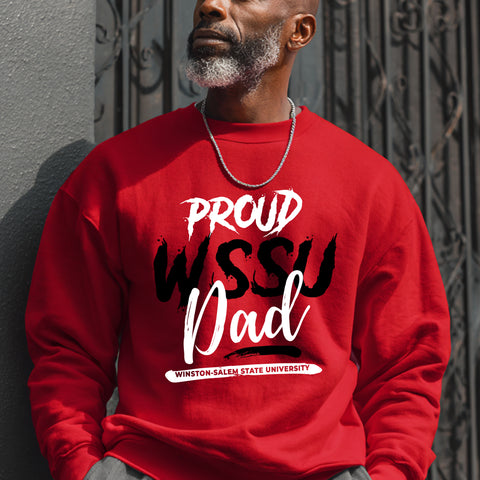 Proud WSSU Dad (Unisex Sweatshirt) Winston-Salem State