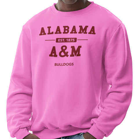 Alabama A&M Bulldogs - PINK (Sweatshirt)