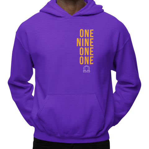 One Nine One One (Men's Hoodie) Omega Psi Phi