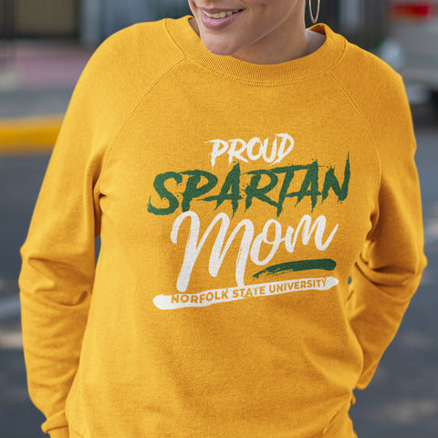 Proud Spartan Mom NextGen (Unisex Sweatshirt) Norfolk State University