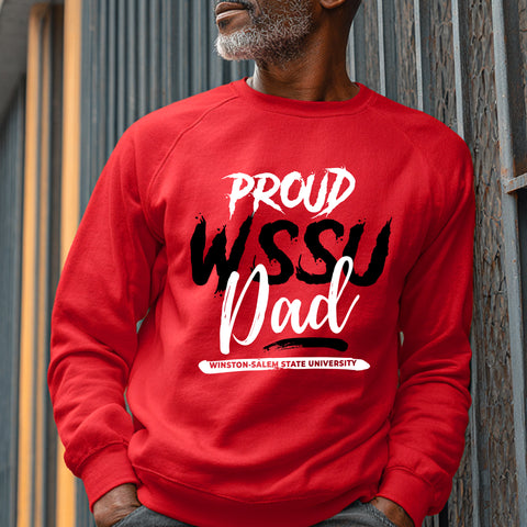 Proud WSSU Dad (Unisex Sweatshirt) Winston-Salem State