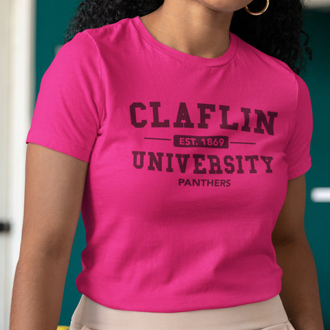 Claflin University Panthers - PINK Edition (Women's Short Sleeve)