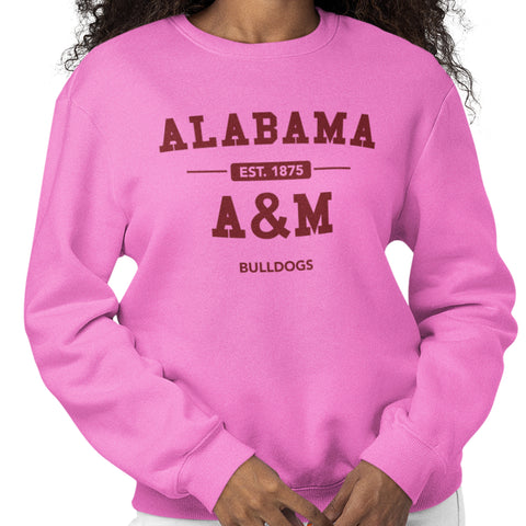 Alabama A&M Bulldogs - PINK (Women's Sweatshirt)