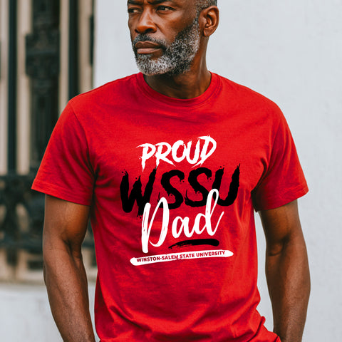 Proud WSSU Dad (Men's Short Sleeve) Winston-Salem State