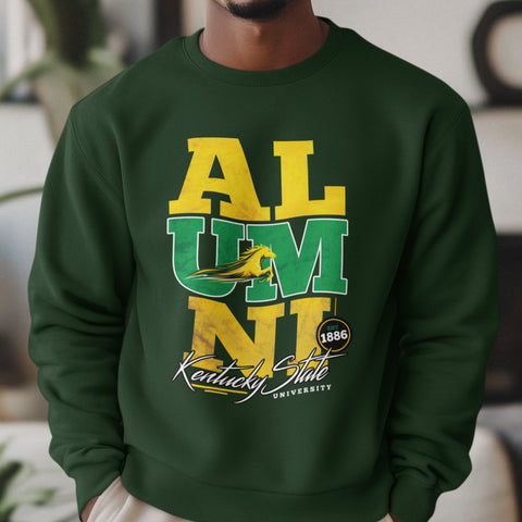 Kentucky State University Alumni Signature Series - Vintage/Grunge Style (Unisex Sweatshirt)