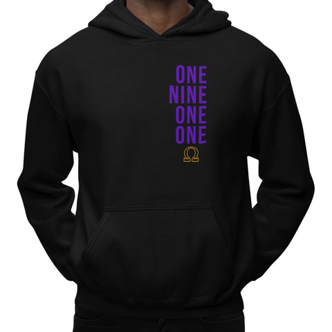 One Nine One One (Men's Hoodie) Omega Psi Phi