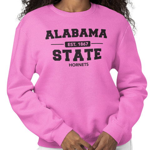 Alabama State Hornets - PINK (Women's Sweatshirt)