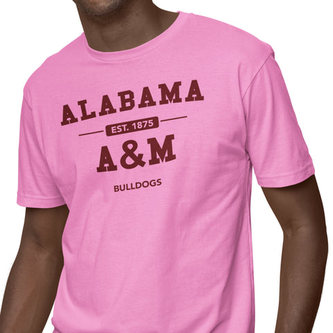 Alabama A&M Bulldogs - PINK (Men's Short Sleeve)