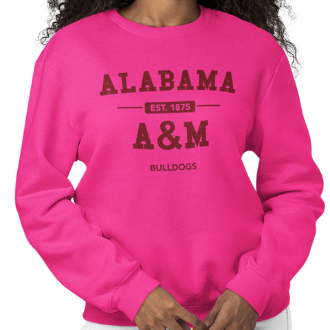 Alabama A&M Bulldogs - PINK (Women's Sweatshirt)